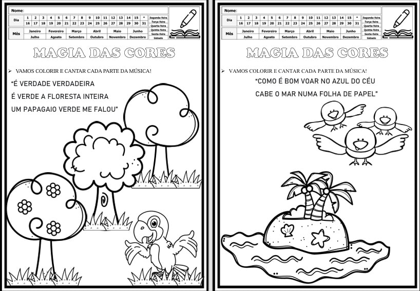 ATIVIDADES MAGIA DAS CORES 2