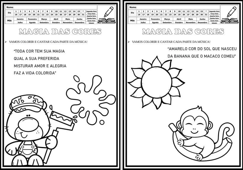 ATIVIDADES MAGIA DAS CORES 3