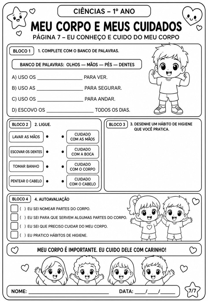Partes do Corpo humano 7