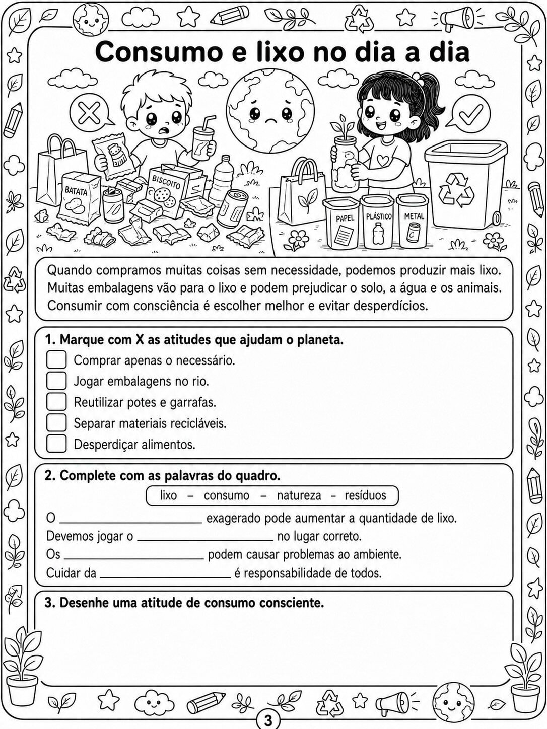 Proteja Nosso Planeta 3° ano 3