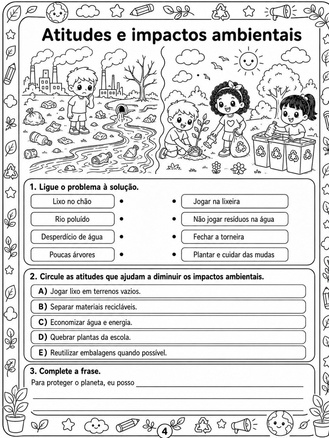 Proteja Nosso Planeta 3° ano 4