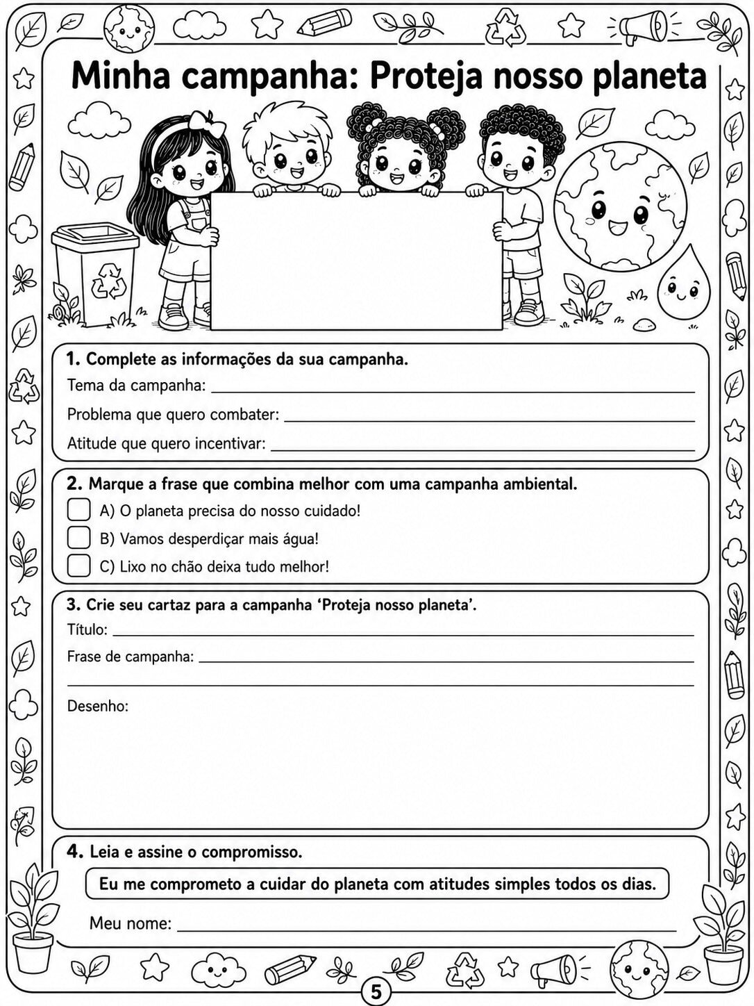 Proteja Nosso Planeta 3° ano 5