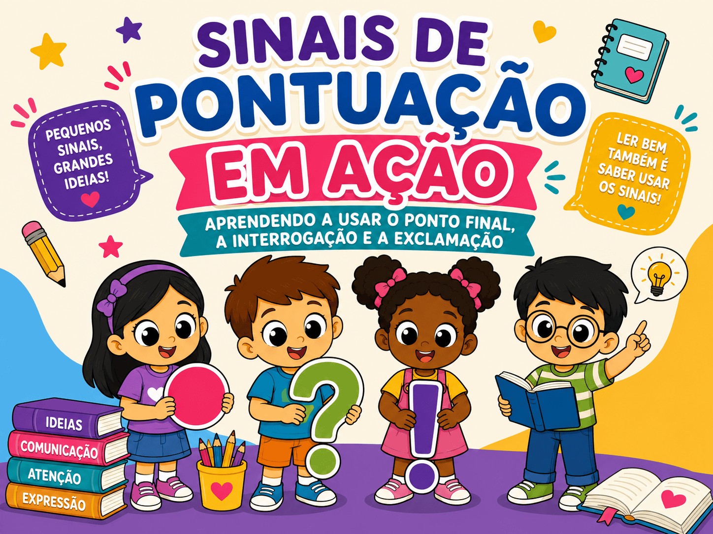 Atividades de Sinais de Pontuação para 2º ano