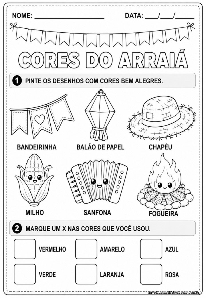 Arte na festa de Arraia 2
