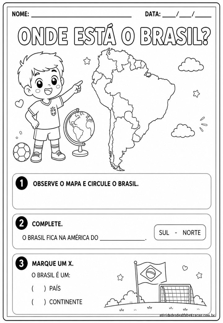 BRASIL EM CAMPO Paises bandeiras e localizacao 2