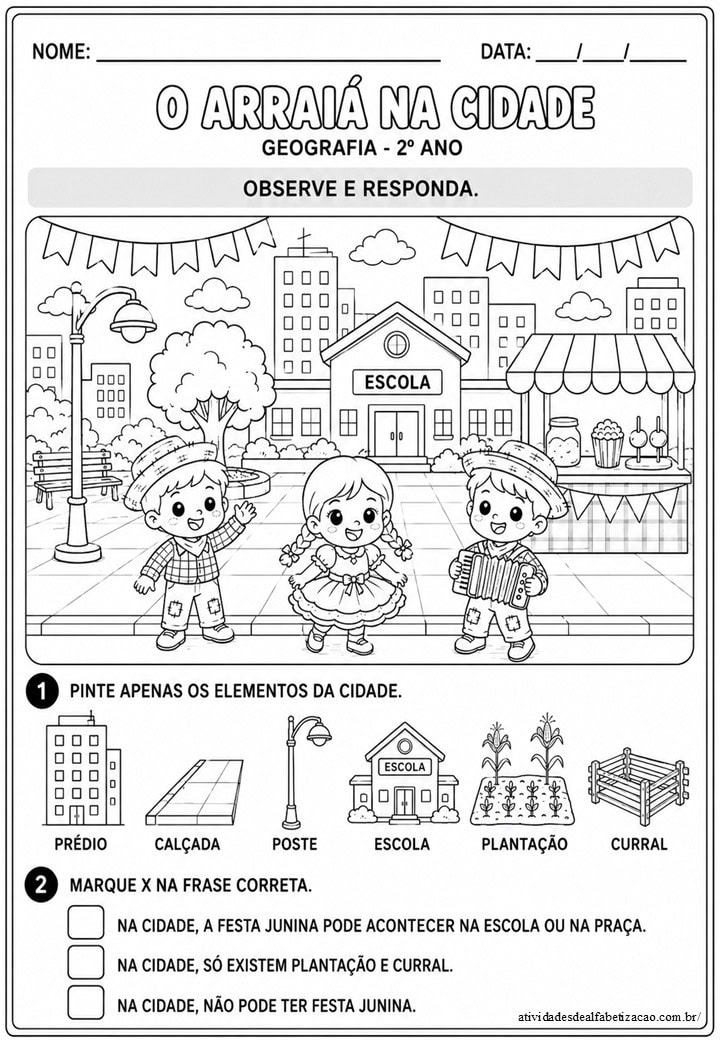 Geografia Campo e Cidade no Arraia 3