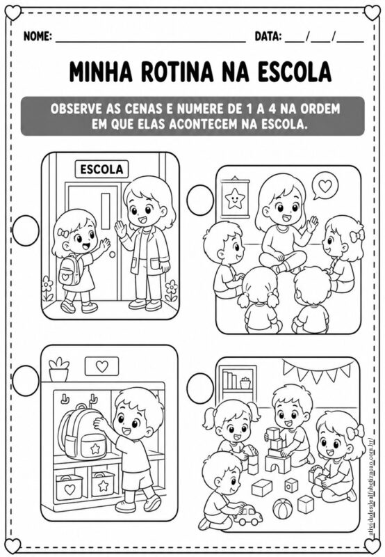 Atividade Retorno as Aulas Ed Infantil 5