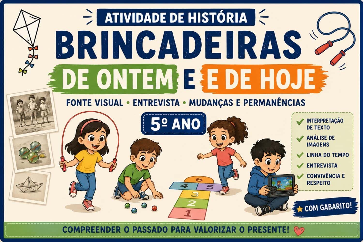 Atividade historia 5° ano Gratuita