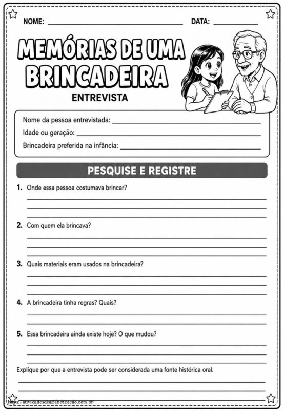 Brincadeiras de ontem e de hoje 5° ano 4