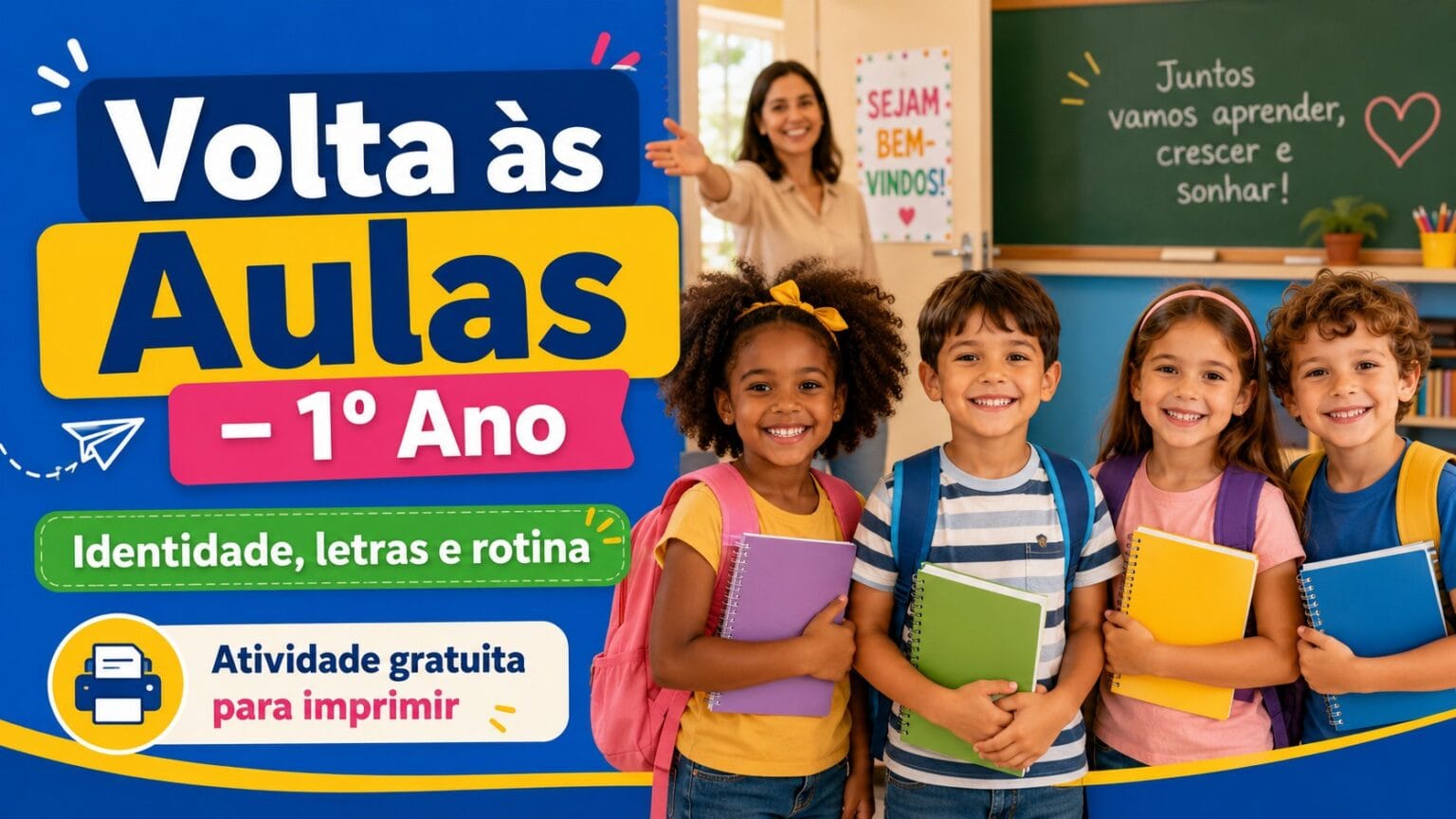 Voltas as aulas 1° ano