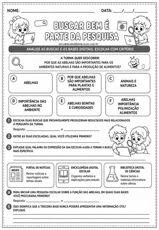 Atividade informacao Digital 4° ano tecnologia e inovacao 2