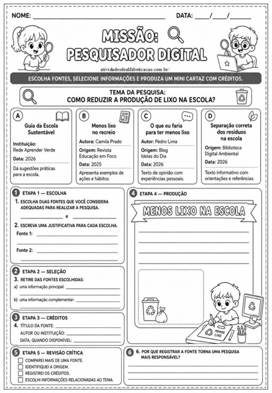 Atividade informacao Digital 4° ano tecnologia e inovacao 6