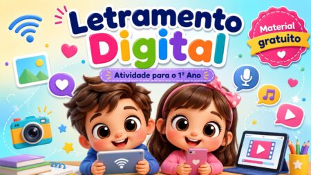 Atividade sobre Letramento Digital 1o Ano para imprimir