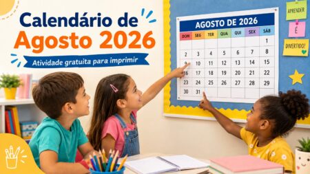 Calendario de Agosto de 2026