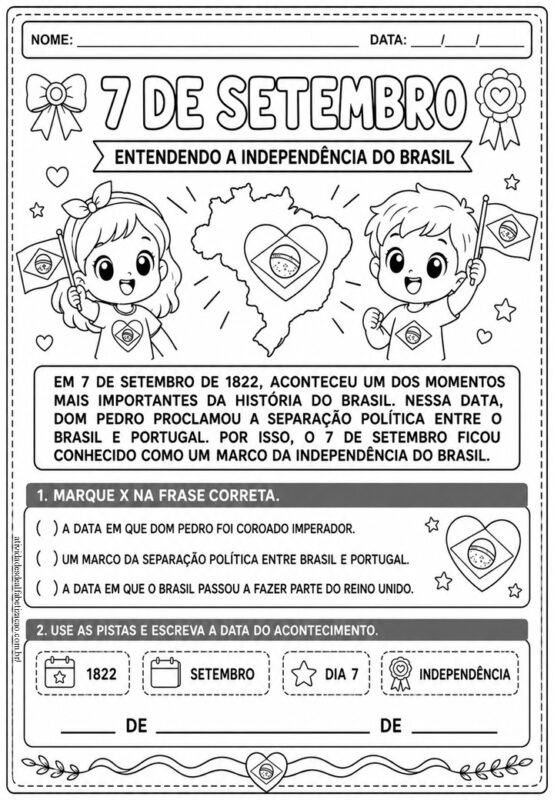 Atividade 7 de setembro 2° ano 1