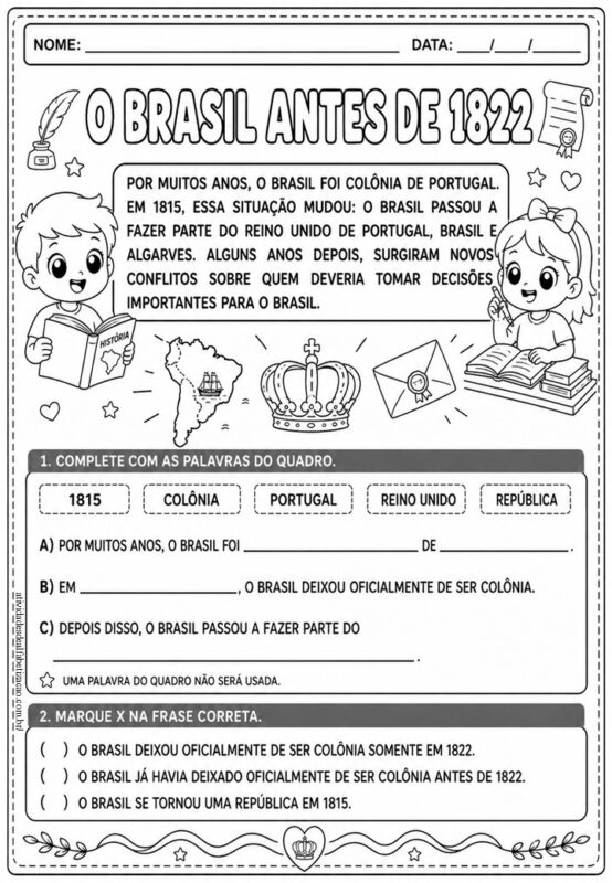 Atividade 7 de setembro 2° ano 2