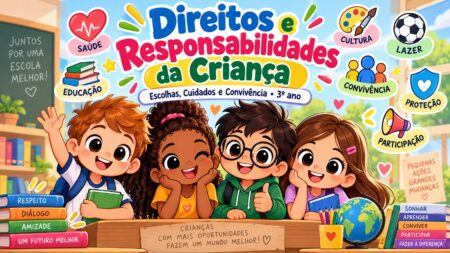 Direitos e responsabilidades da criança: atividade para o 3º ano Direito Para todas as Criancas 3° Ano CAPA
