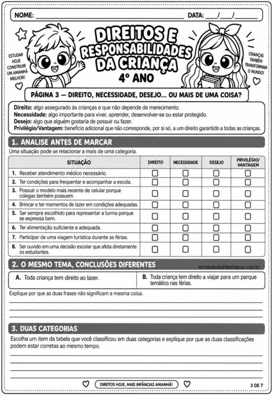 Direito Para todas as Criancas 4° Ano 3