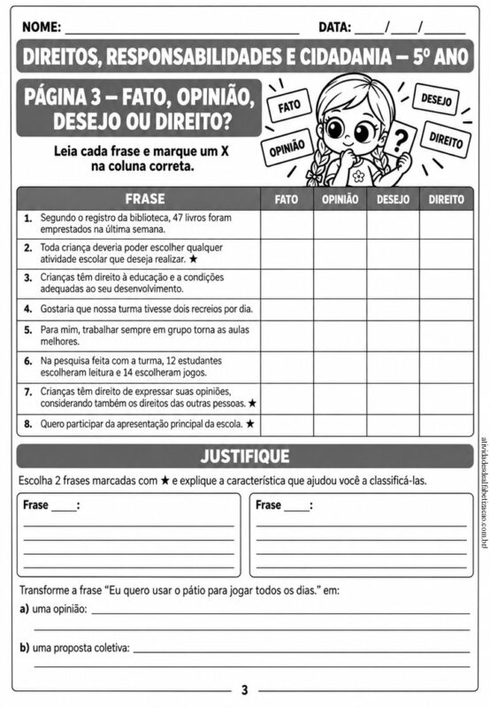 Direito Para todas as Criancas 5° Ano 3