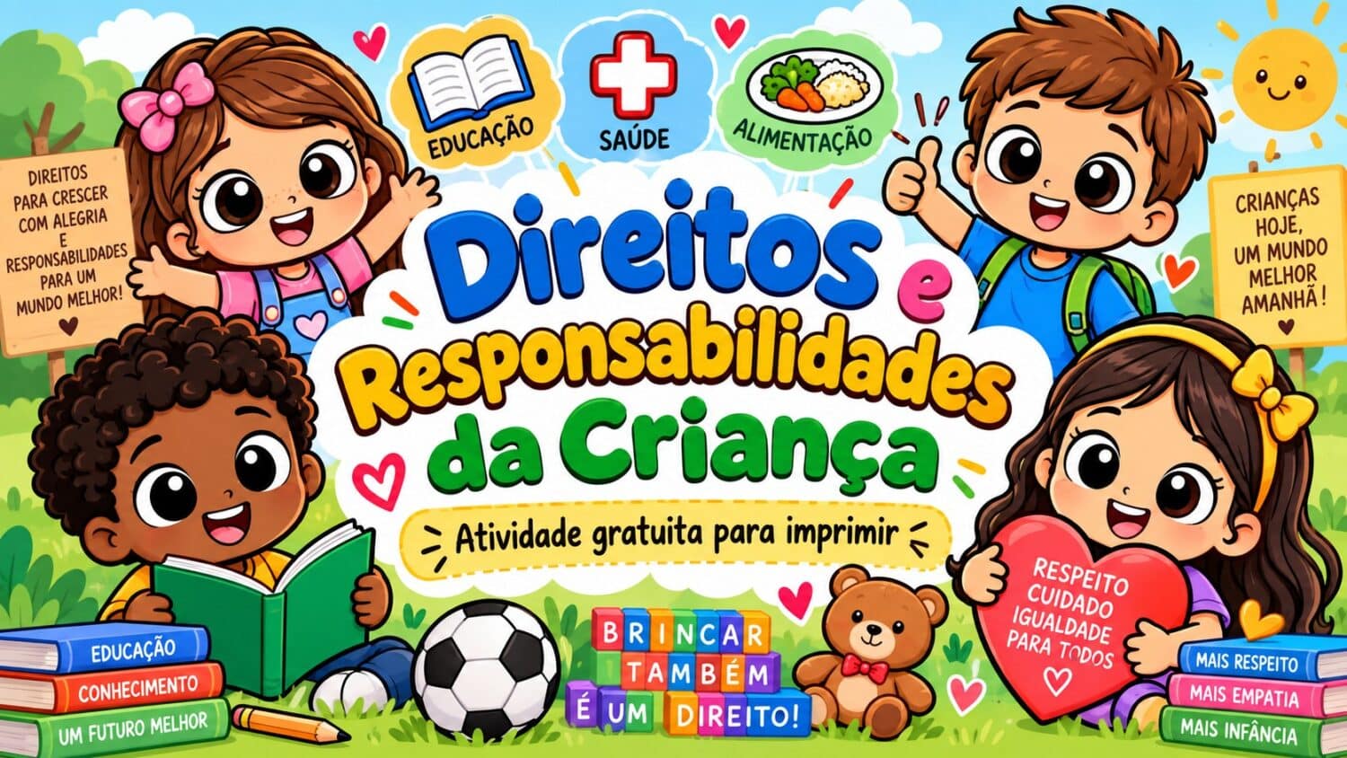 Direitos e Responsabilidades das criancas 1° Ano
