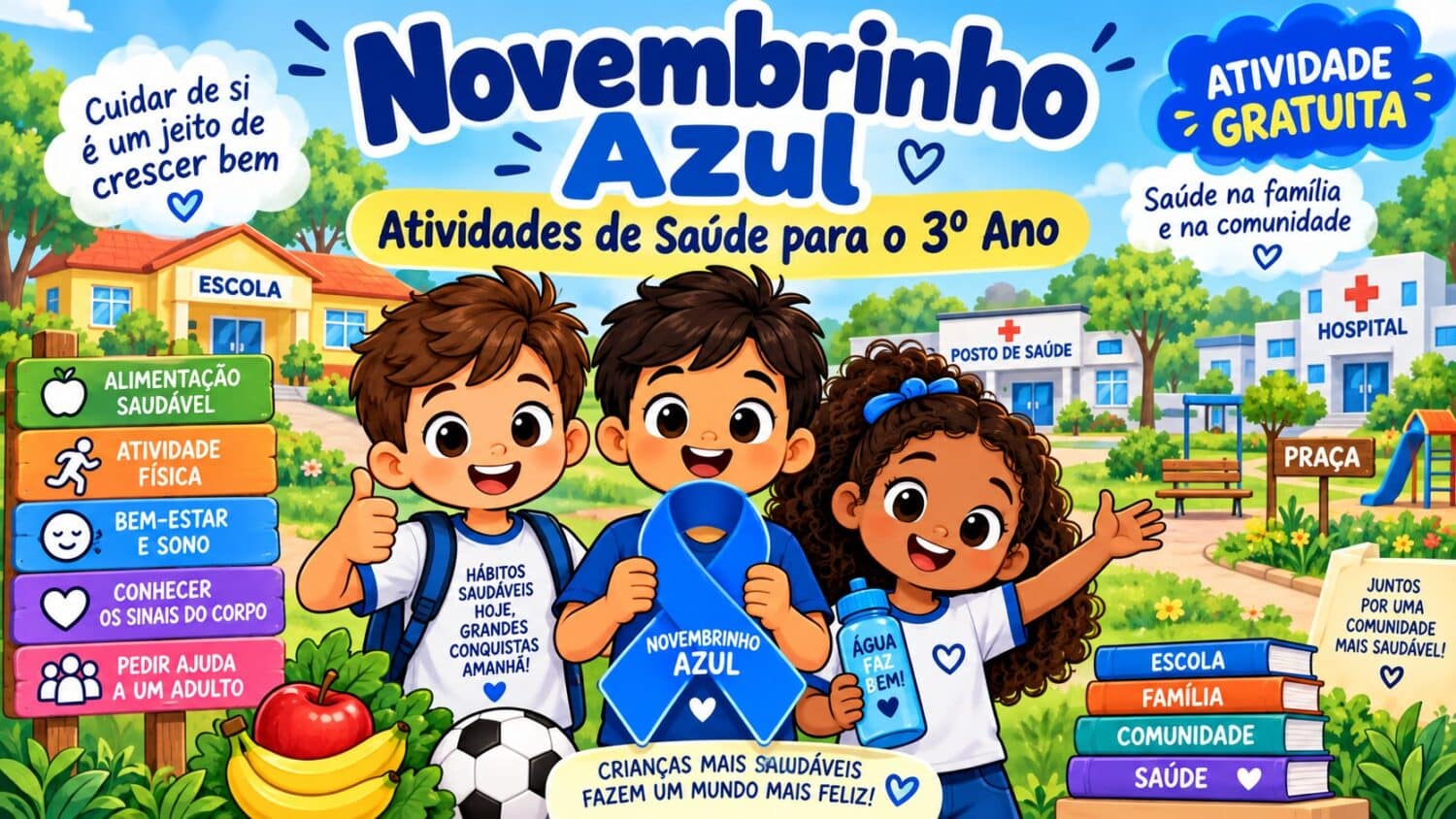 Atividades novembro Azul 3° ano