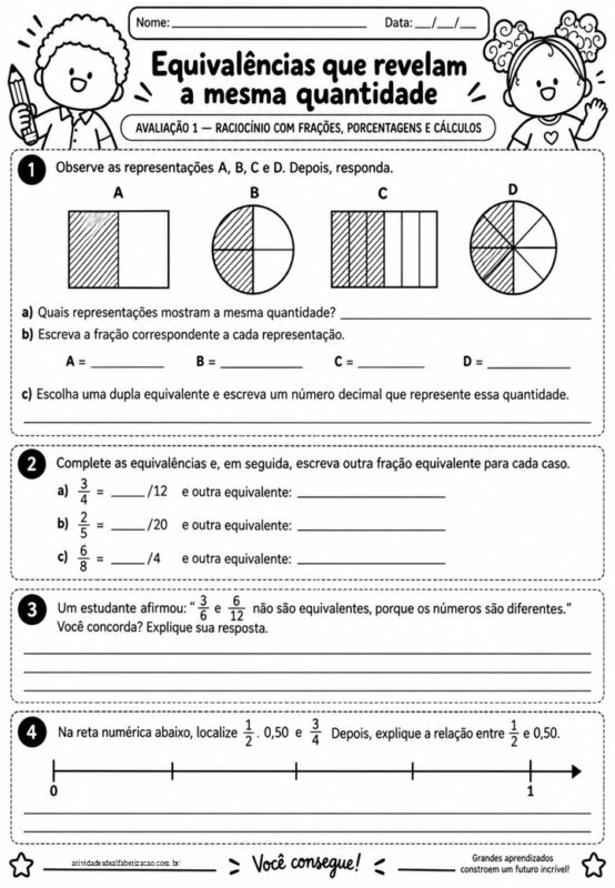 Avaliacao Matematica 4° Bimestre 5° Ano 1
