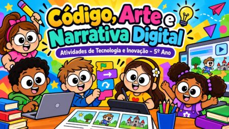 Código, Arte e Narrativa Digital: Atividades de Tecnologia e Inovação para o 5º Ano Codigo Arte e Narrativa Digital